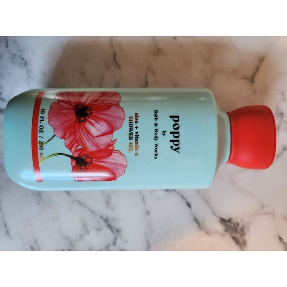 Poppy By Bath & Body Works Shower Gel With Aloe & Vitamin E 10 Oz Rhubarb & Pear - Picture 5 of 6